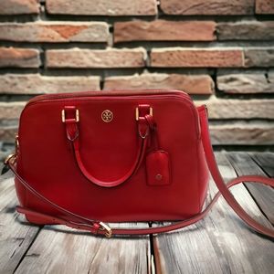 Tory Burch Robinson Triple-Zip Satchel